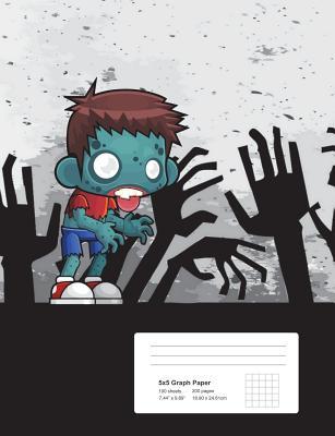 Read Zombie Boy Graph Paper Composition Book: 5x5 Graph Ruled Notebook, 200 Sheets, 100 Pages - NOT A BOOK | ePub